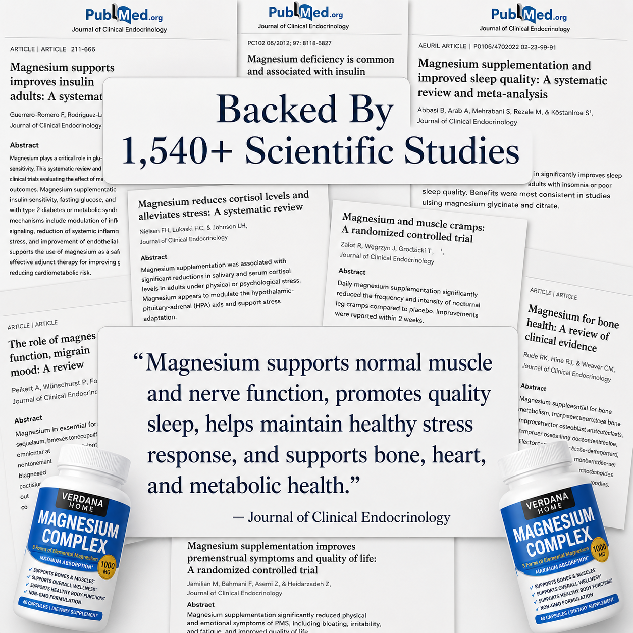Verdana - Magnesium Complex 8:1 - Cortisol Belly Support